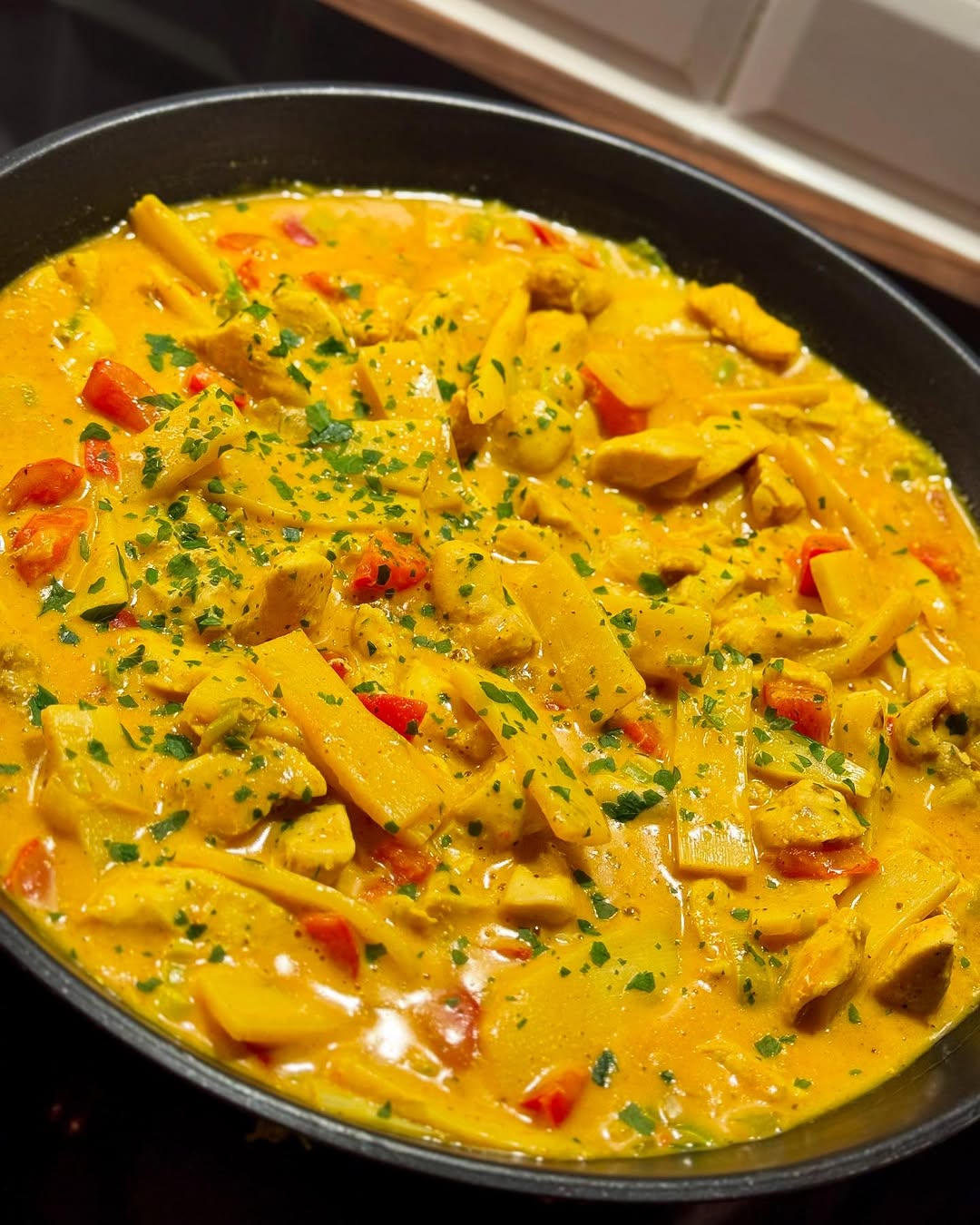 Kycklinggryta med smak av fajitas