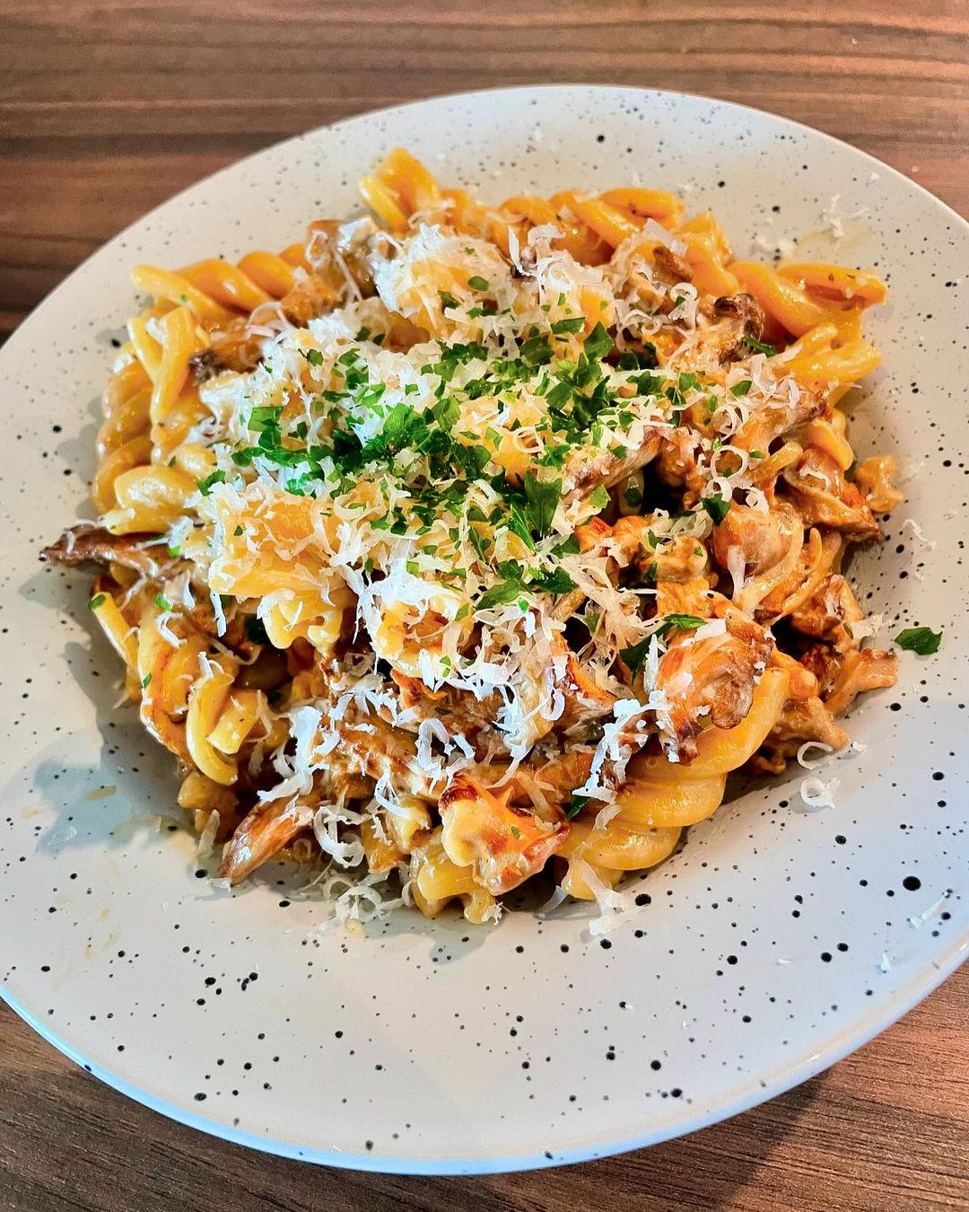 Krämig Kantarellpasta