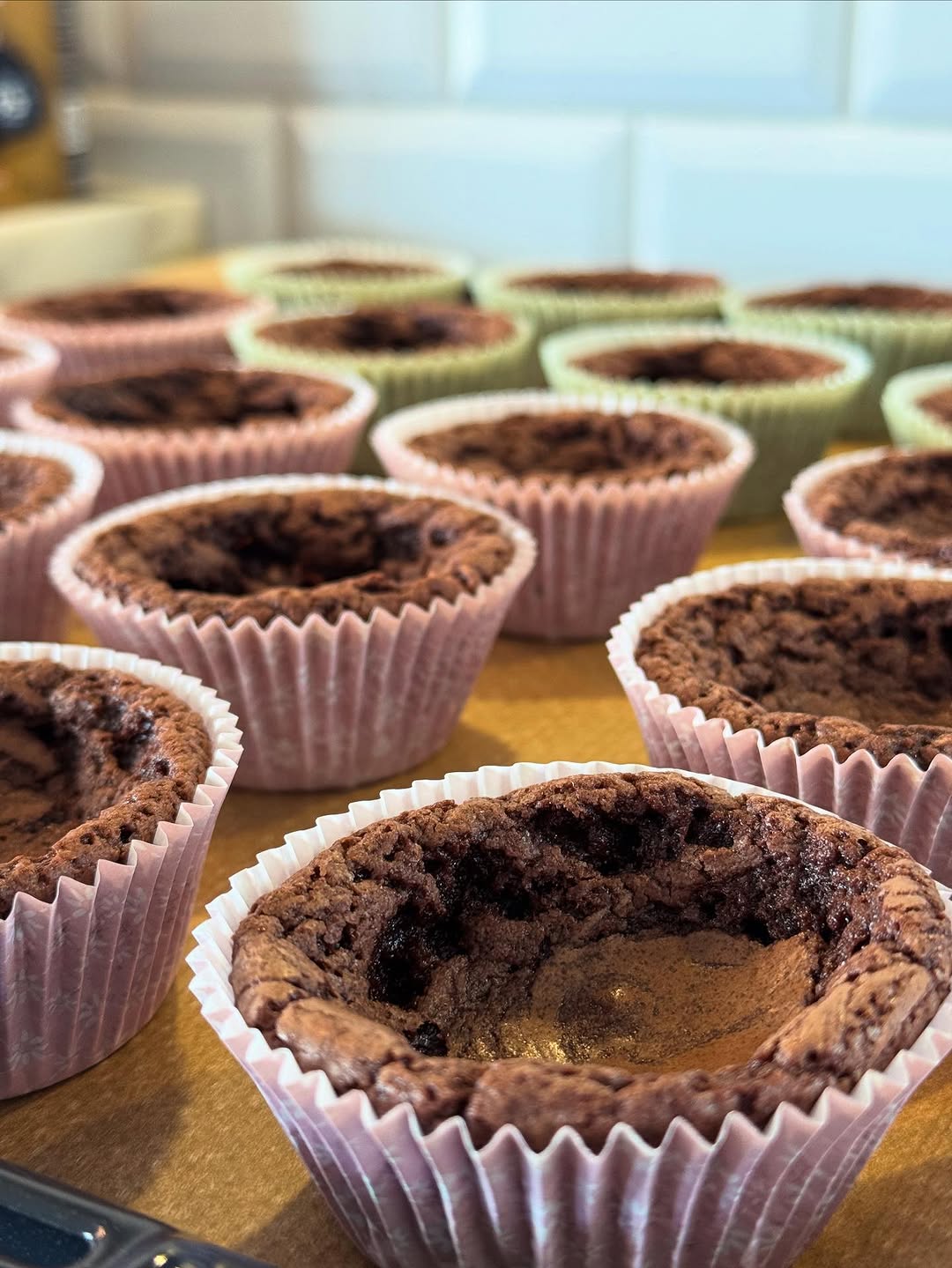 Kladdkakemuffins