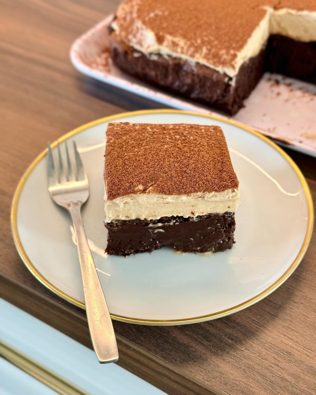 Tiramisu-brownies