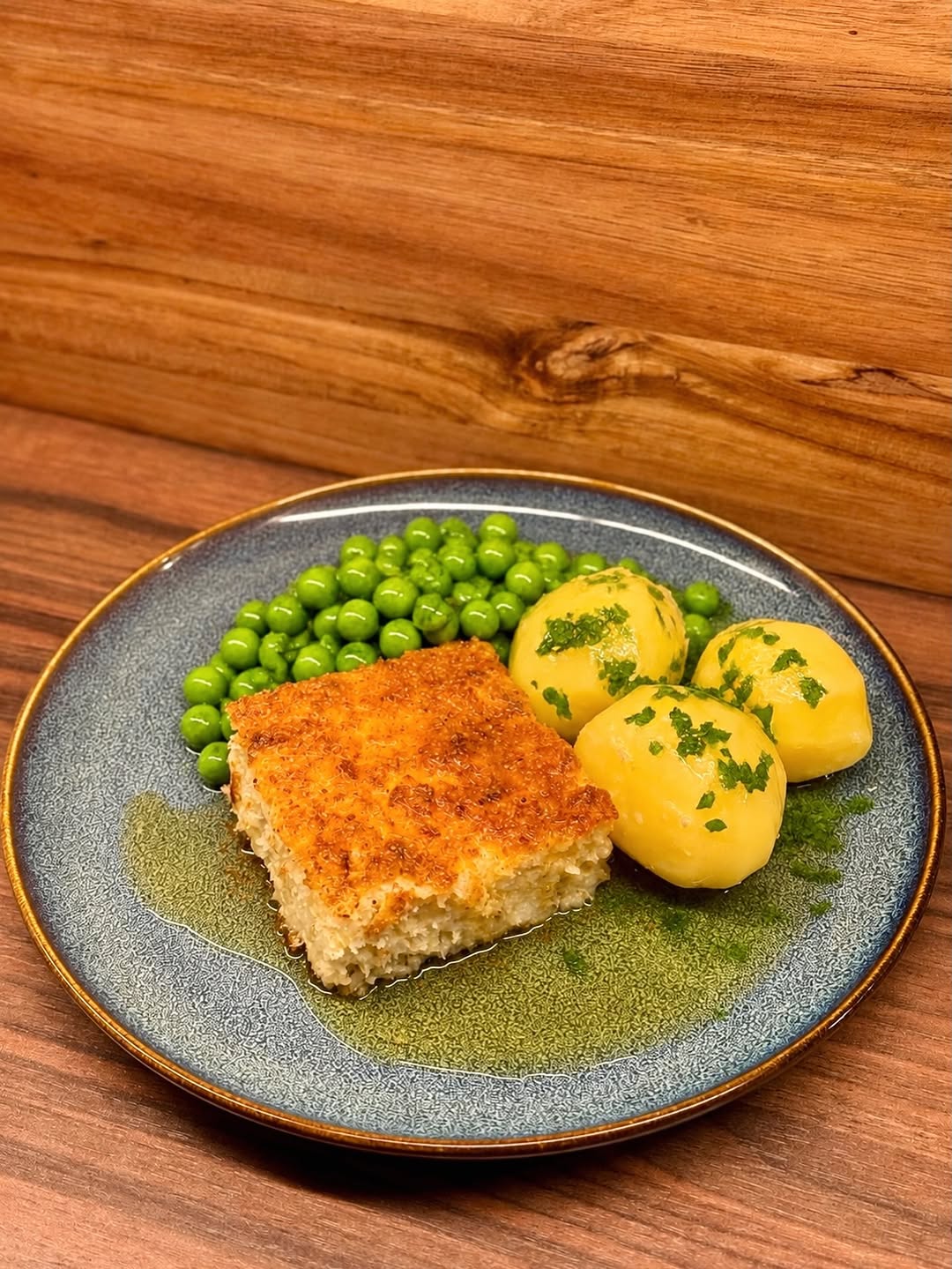 Fiskpudding med risgrynsgröt