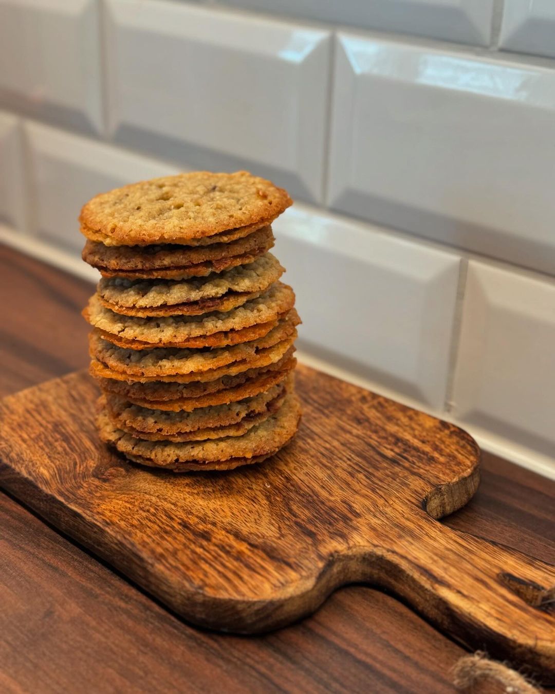 Dubbla havreflarn med chokladsmörkräm