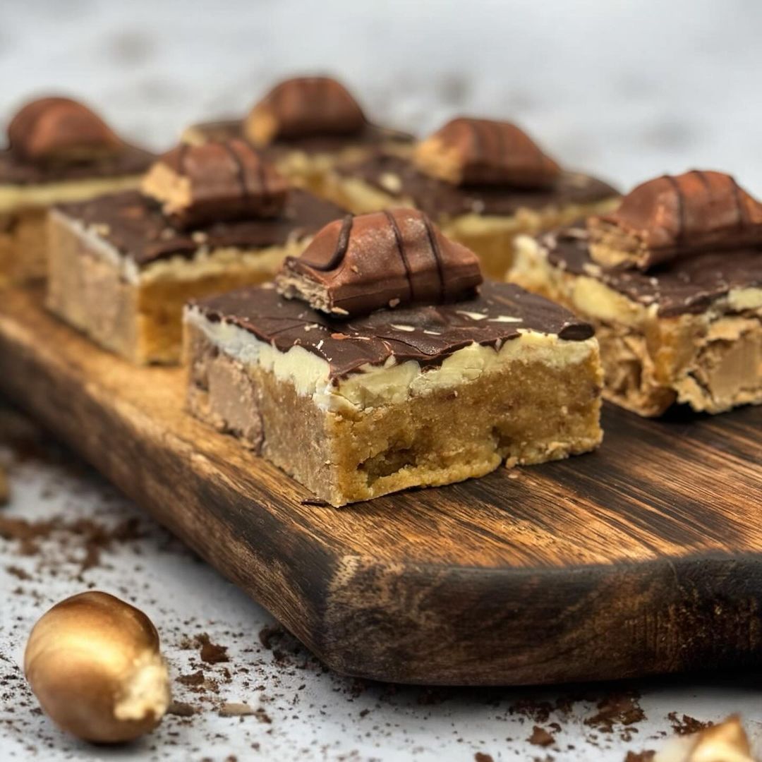 No-bake kaka med Kinder Bueno