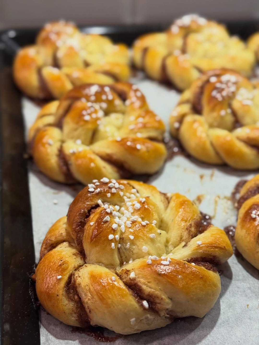Saftiga kanelbullar