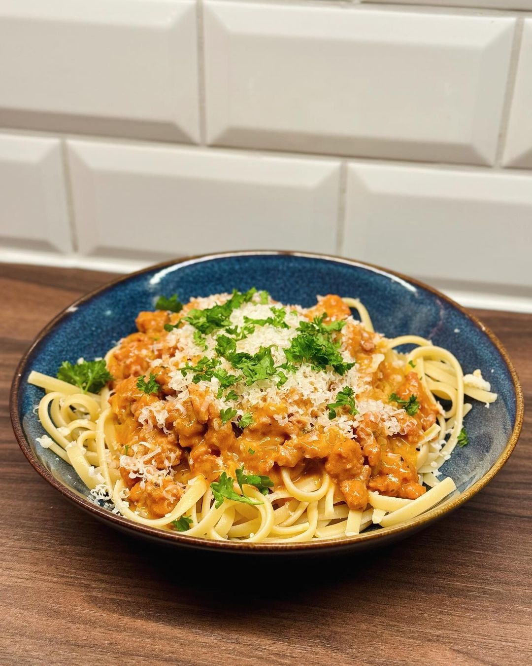 Krämig pasta med färsk chipotle chorizo